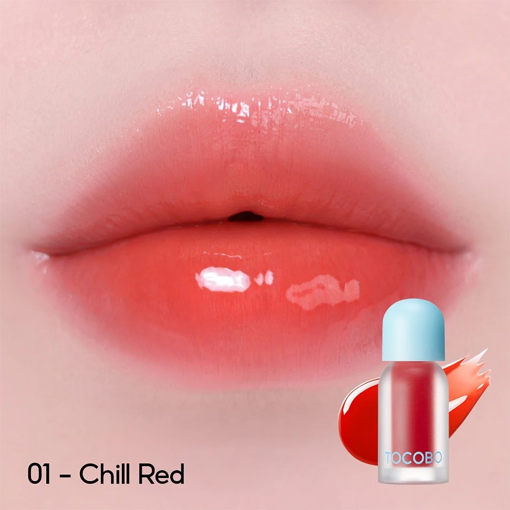 Son Dưỡng Tocobo Juicy Berry Plumping Lip Oil 4g .#01 Chill Red