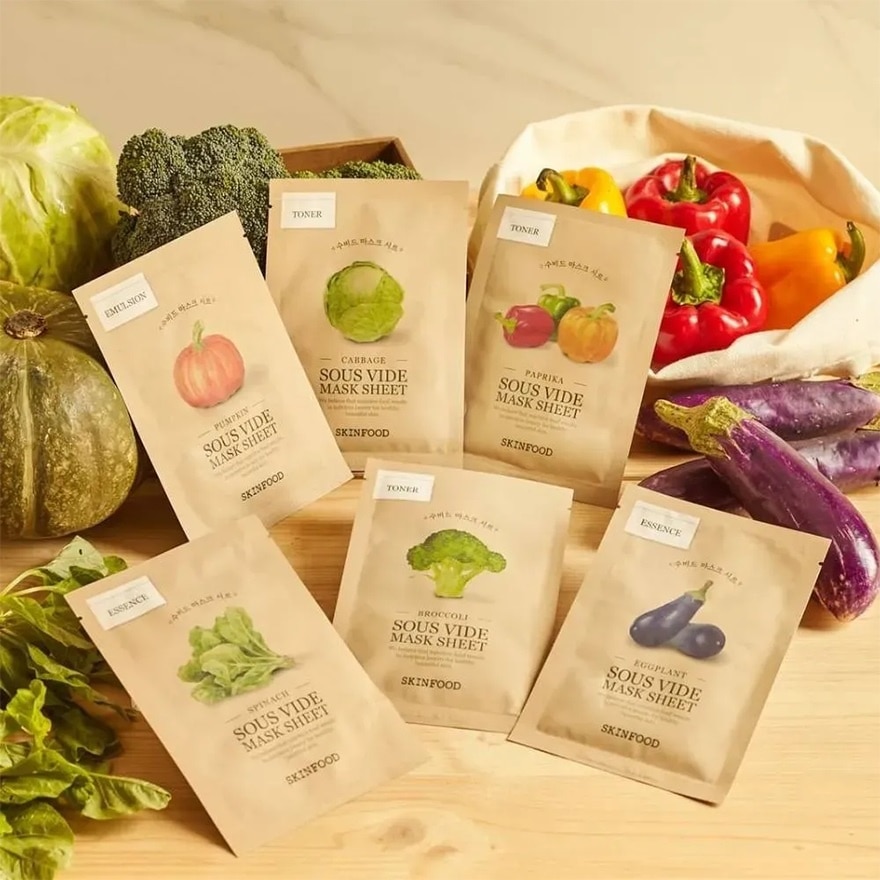 Mặt Nạ Skinfood Pumpkin Sous Vide Mask Sheet 20g