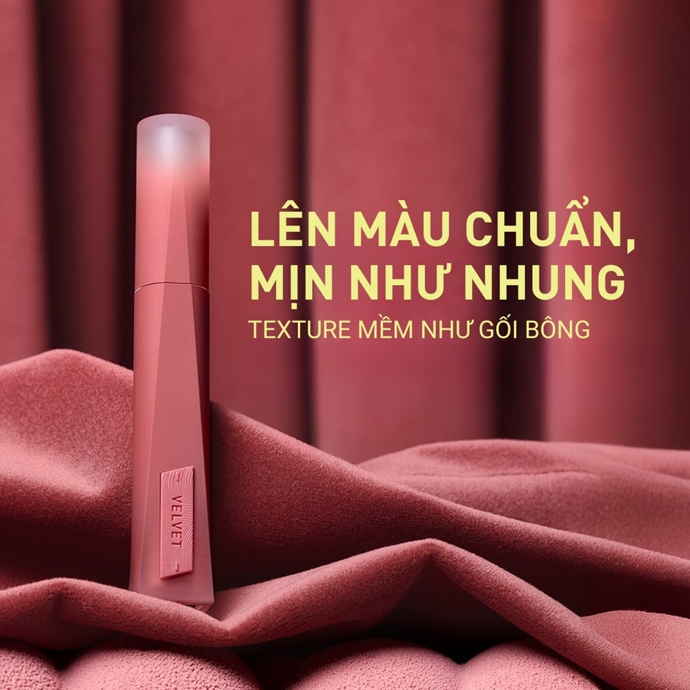 Son Kem 3CE Velvet Lip Tint Plush 4g .#01 Speak Up image