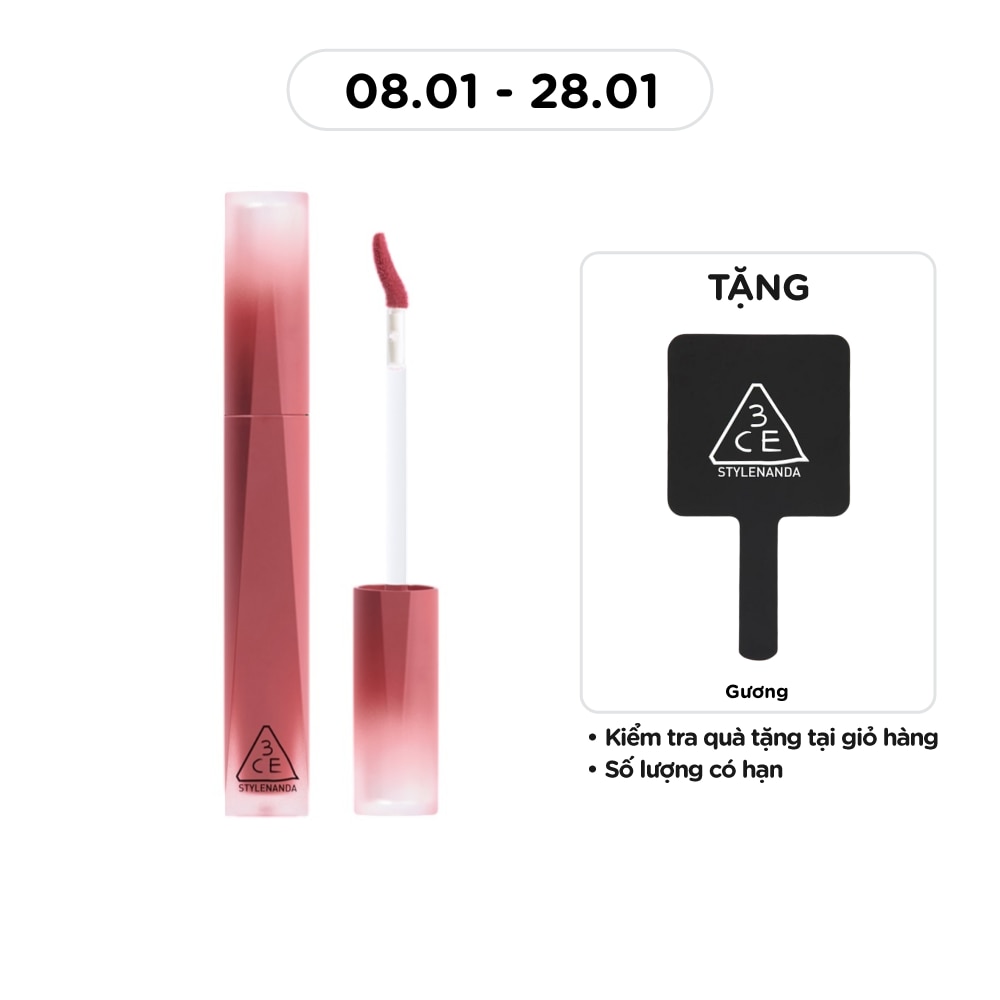 3CE Son Kem 3CE Velvet Lip Tint Plush 4g .#21 Heated