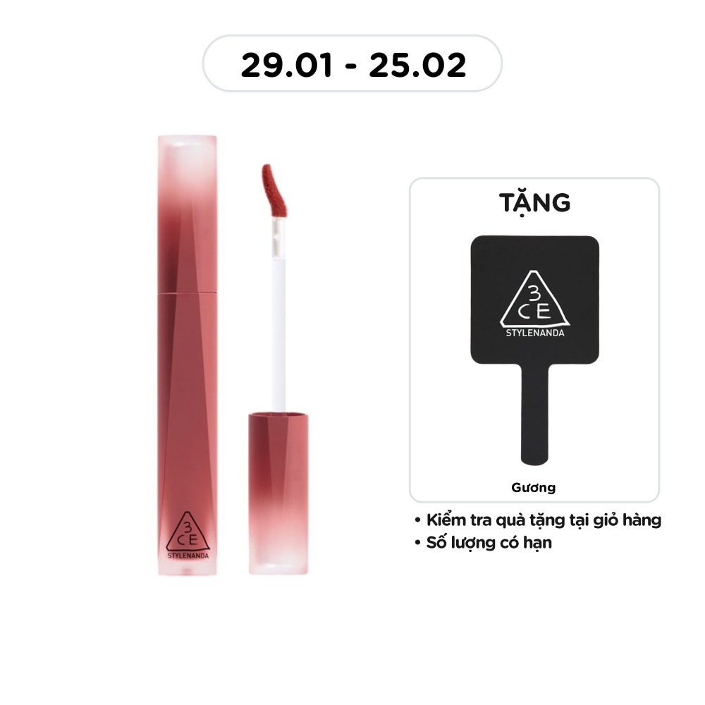 3CE Velvet Lip Tint Plush 4g .#22 Spiced Latte