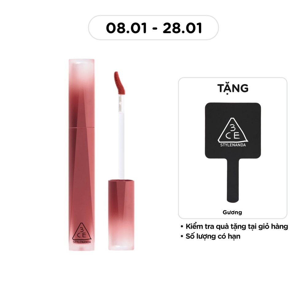 3CE Son Kem 3CE Velvet Lip Tint Plush 4g .#22 Spiced Latte