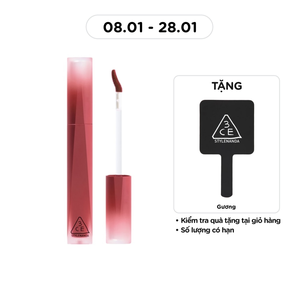 3CE Son Kem 3CE Velvet Lip Tint Plush 4g .#23 Darkest Hour