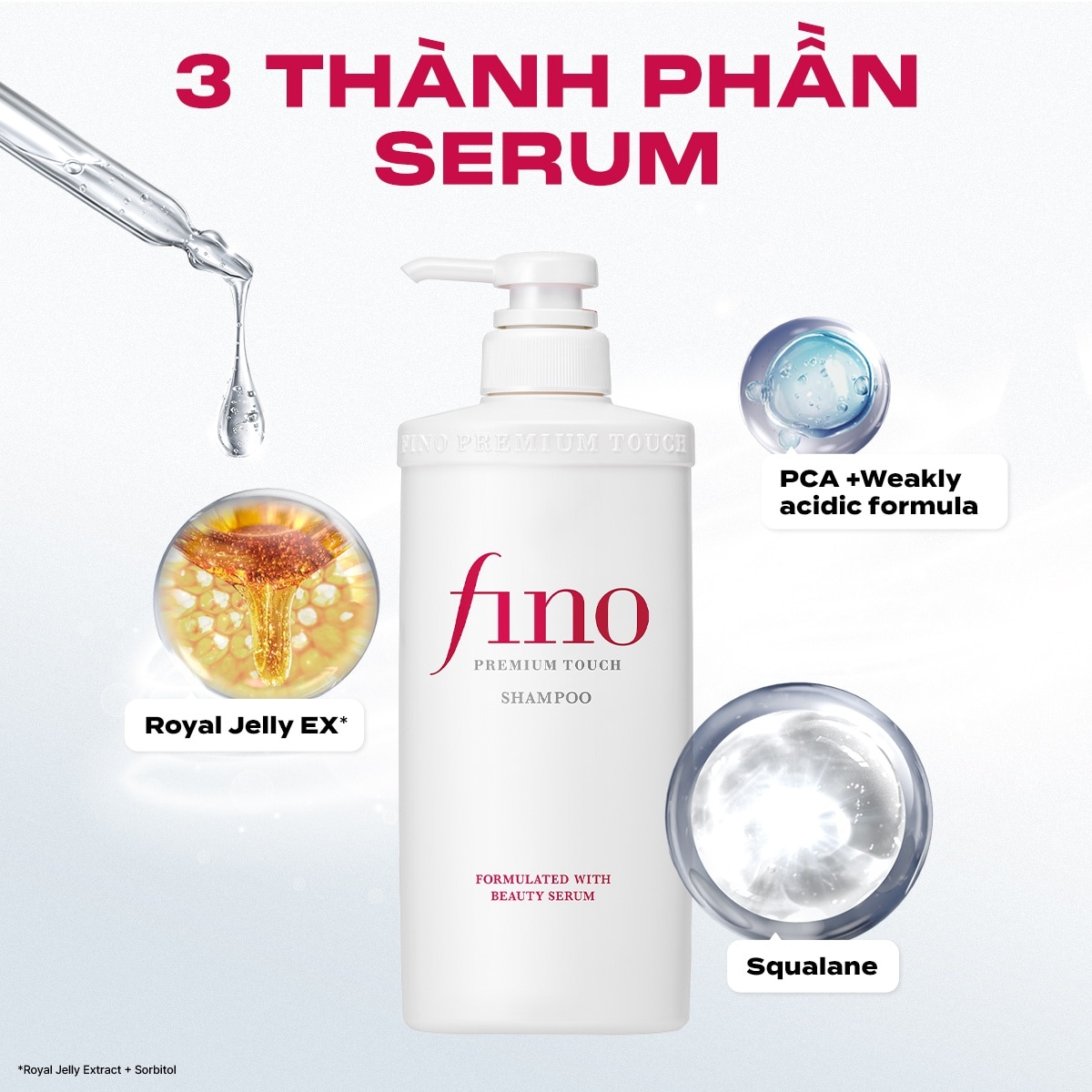 Dầu Gội Fino Premium Touch 550ml