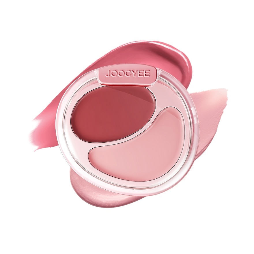 Má Hồng Kem 2 Màu Joocyee Cream Blush Duo 7g .#G252 Gray Pink image