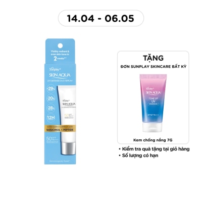 SUNPLAY - Tinh Chất Chống Nắng Sunplay Skin Aqua UV Defense Duo Serum 30g