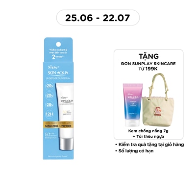 SUNPLAY - Tinh Chất Chống Nắng Sunplay Skin Aqua UV Defense Duo Serum 30g