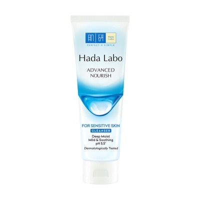 HADA LABO Gel Rửa Mặt Hada Labo Advanced Nourish For Sensitive Skin Cleanser 80g