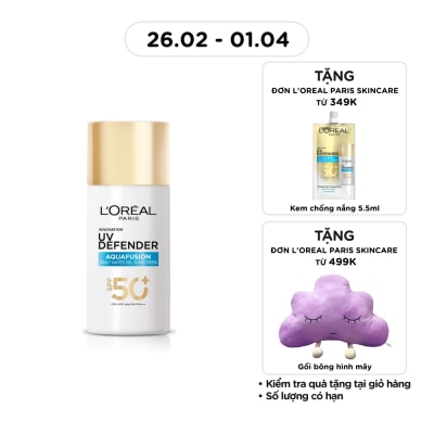 L'OREAL PARIS - Kem Chống Nắng L’oréal UV Defender Aquafusion Daily Water Gel Sunscreen SPF50+ PA++++ 50ml