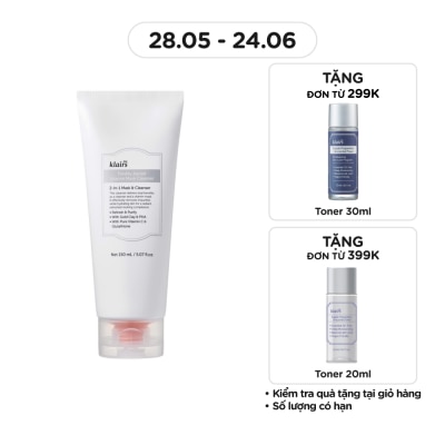 DEAR KLAIRS - Sữa Rửa Mặt Dear, Klairs Freshly Juiced Vitamin Mask Cleanser 150ml