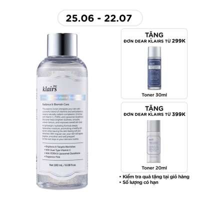 DEAR KLAIRS - Freshly Juiced Vitamin Essence Toner 180ml