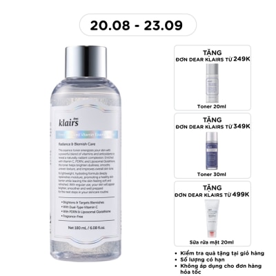 DEAR KLAIRS - Freshly Juiced Vitamin Essence Toner 180ml image