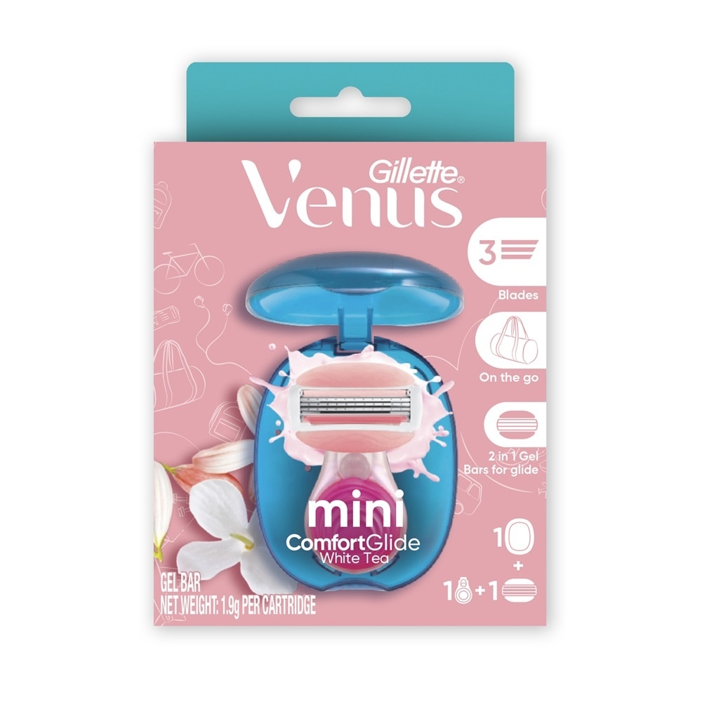 Mini ComfortGlide White Tea (1 Hilt + 1 Razor + 1 Protective Cap)