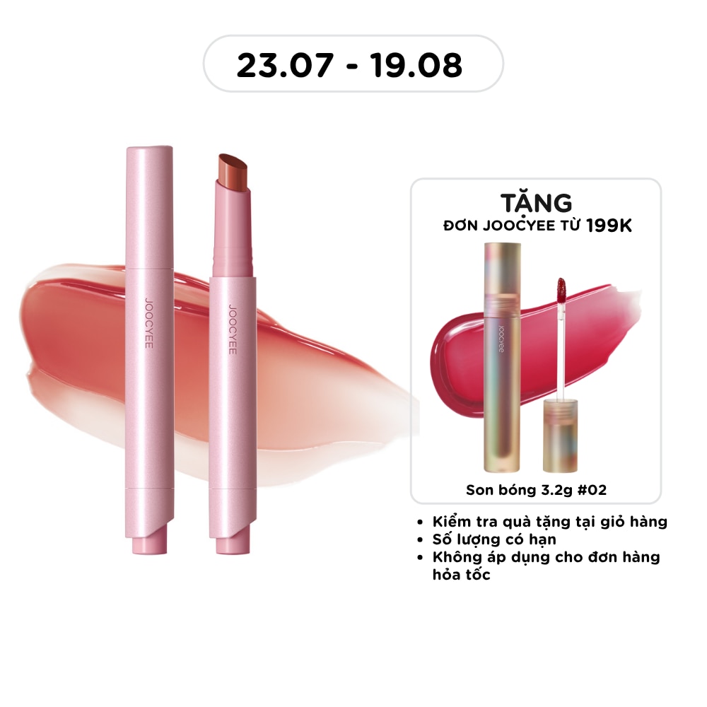 Son Bóng Joocyee Lasting Glossy Rouge 3g .#565 Crushed Chestnut image
