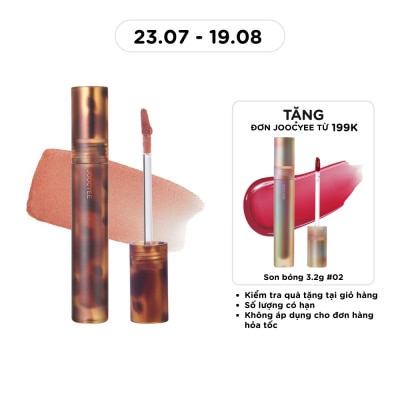 JOOCYEE - Fluffy Matte Lipgloss 3.3g .#V05 Almond Cinnamon image