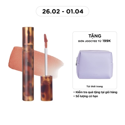 JOOCYEE Son Kem Joocyee Fluffy Matte Lipgloss 3.3g .#V05 Almond Cinnamon