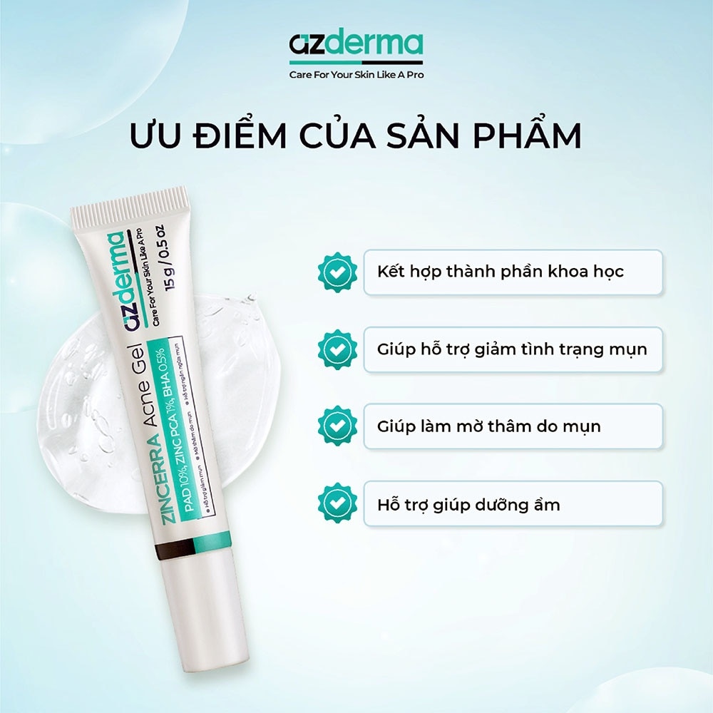 Zincerra Acne Gel 15g