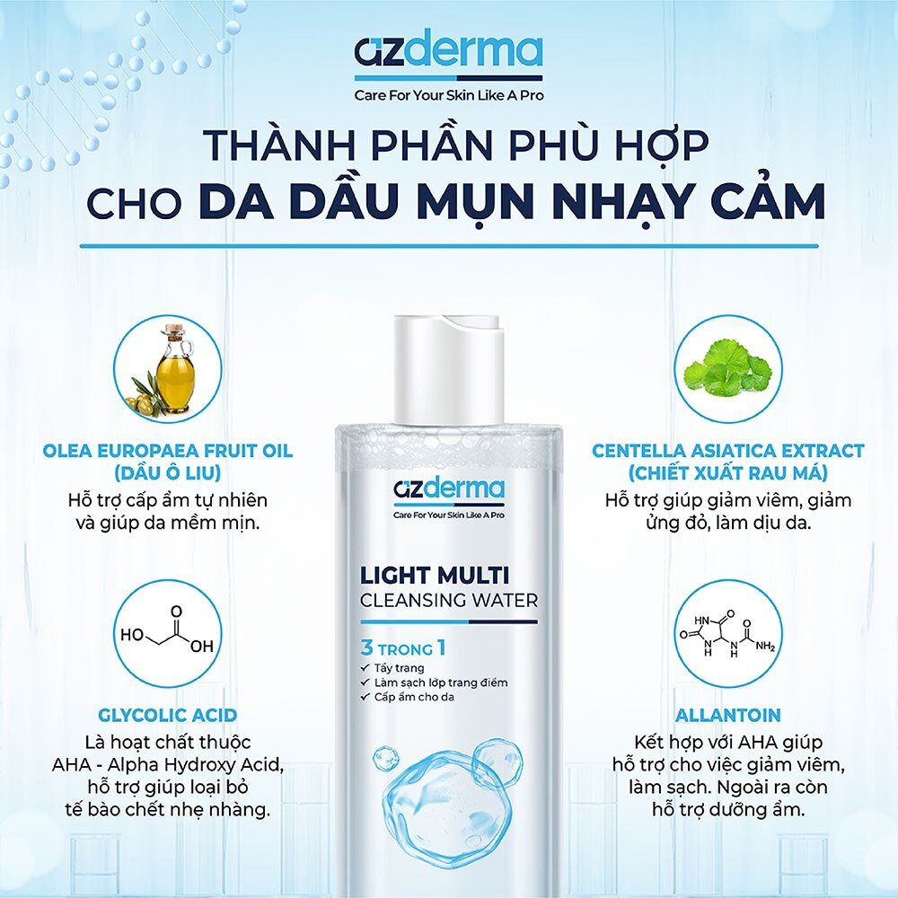 Light Multi Cleansing Water 500ml
