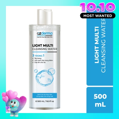 AZDERMA Light Multi Cleansing Water 500ml image