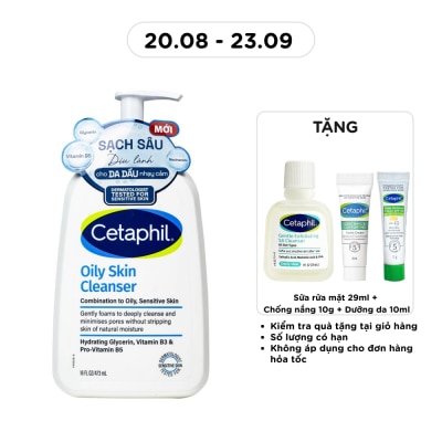 CETAPHIL - Sữa Rửa Mặt Cetaphil Oily Skin Cleanser 473ml image