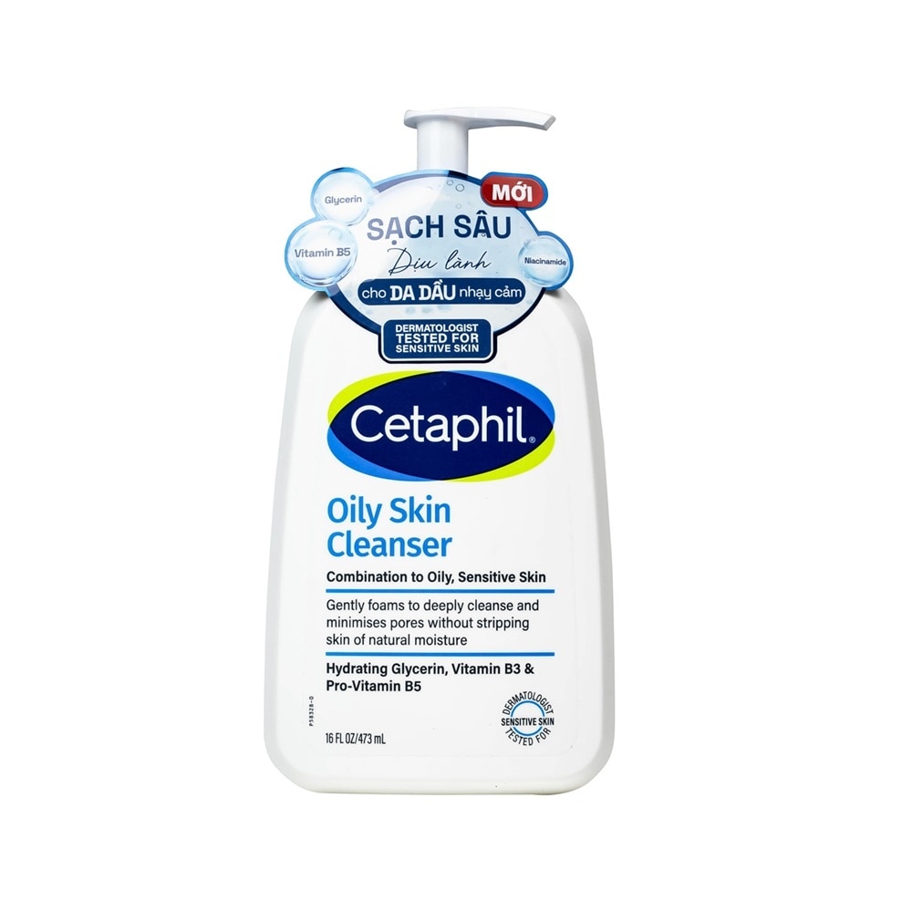 Sữa Rửa Mặt Cetaphil Oily Skin Cleanser 473ml