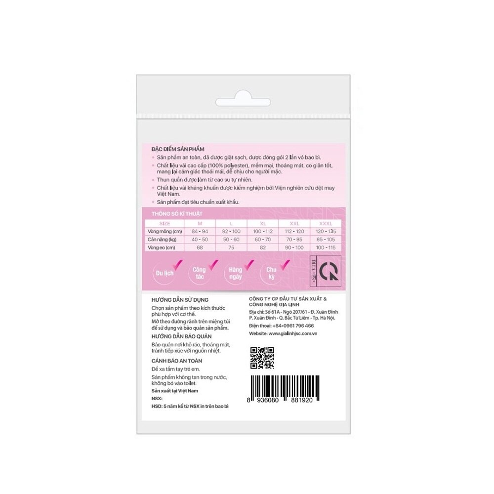 Procare Luxury Disposable Underwear Ladies size M 5pcs