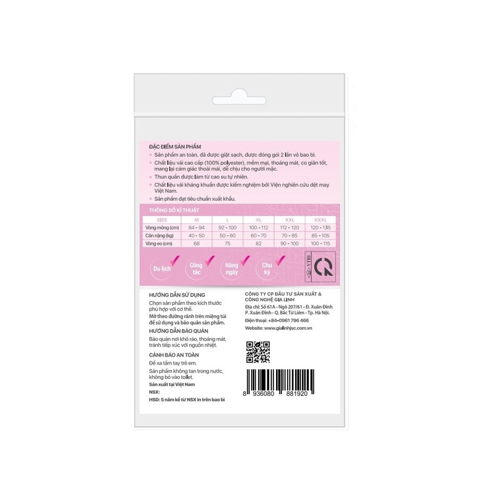Luxury Disposable Underwear Ladies size M 5pcs