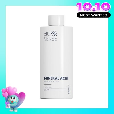 BIOVERSE Nước Tẩy Trang Dành Cho Da Dầu Mụn Bioverse Mineral Acne Micellar Solution 300ml image