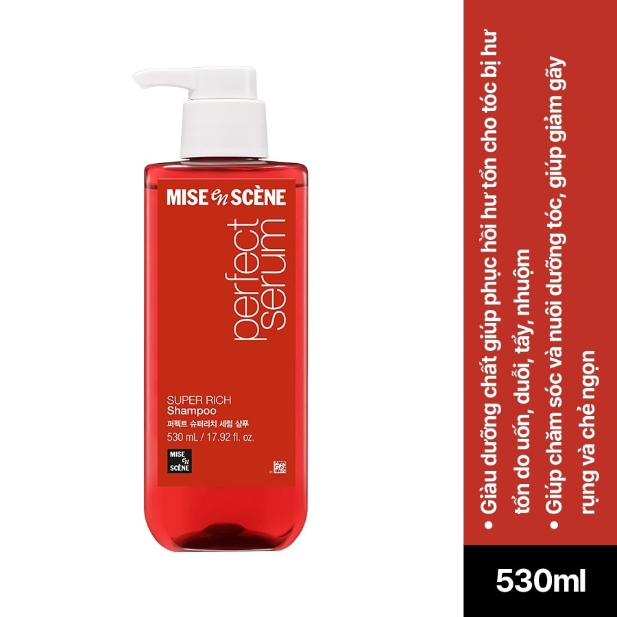 Dầu Gội mise en scène Perfect Serum Super Rich 530ml