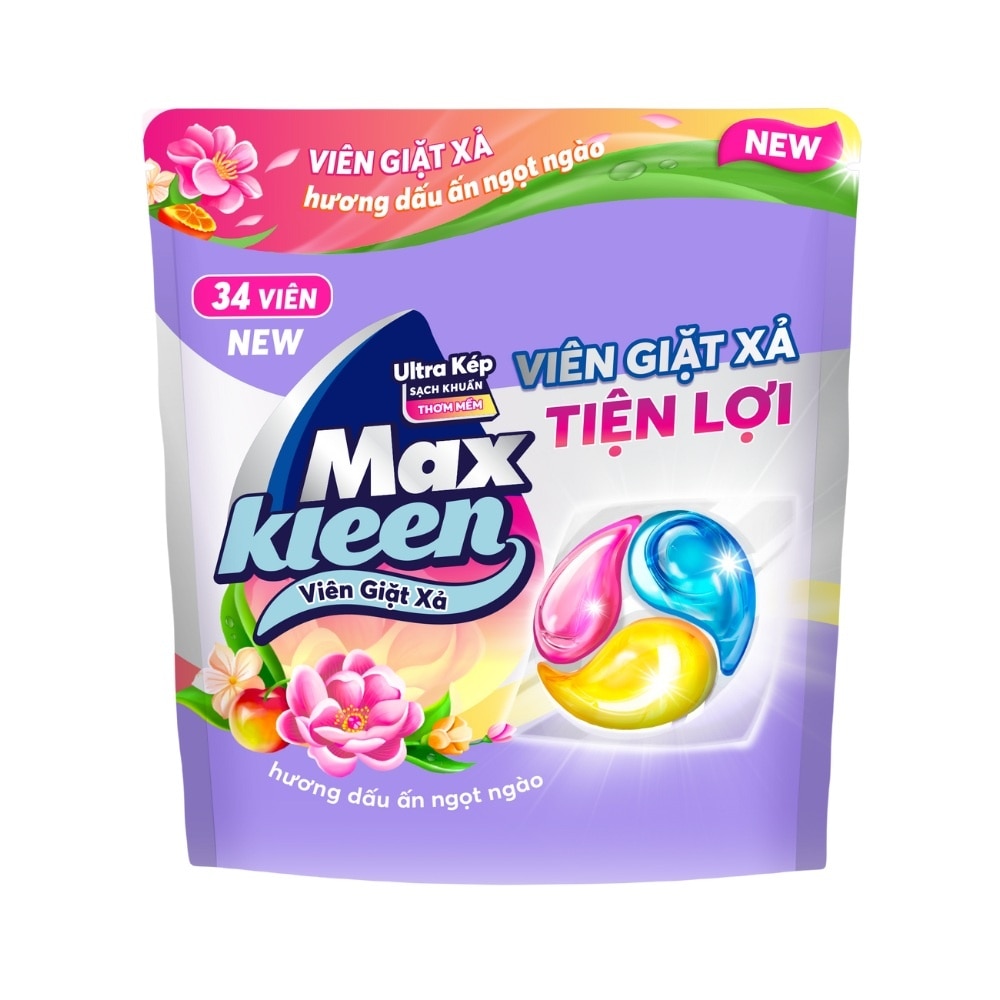 Maxkleen Detergent Balls Sweet Imprint Scent 15gx34pcs