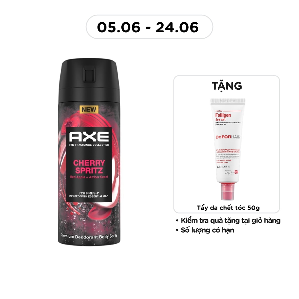 Cherry Spritz Premium Deodorant Body Spray 135ml