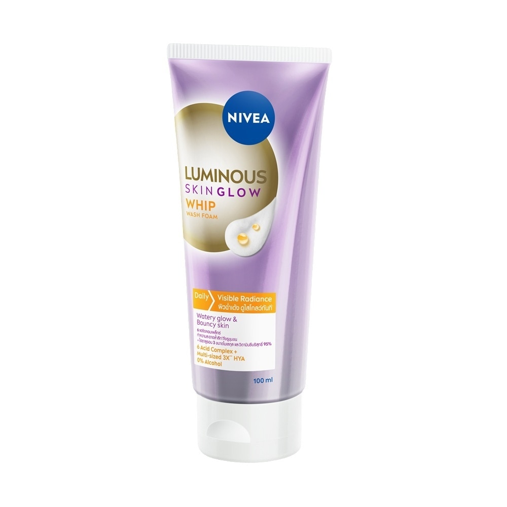 Sữa Rửa Mặt Nivea Luminous Skin Glow Whip Wash Foam 100ml