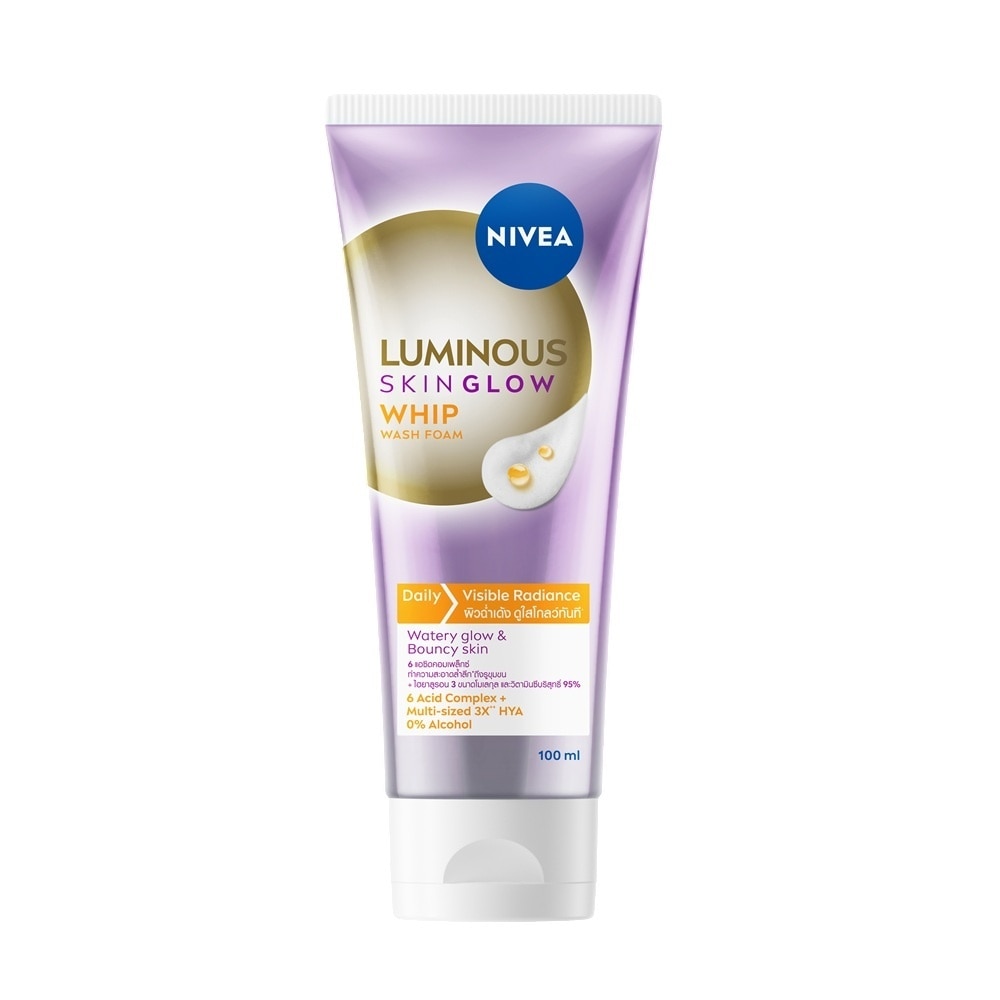 Sữa Rửa Mặt Nivea Luminous Skin Glow Whip Wash Foam 100ml image