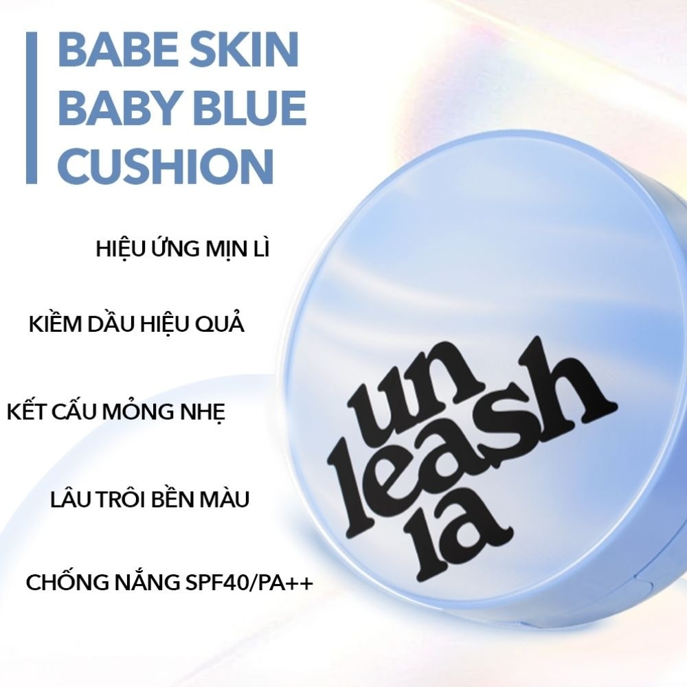 Unleashia Babe Skin Baby Blue Cushion 15g .#23W Jolly