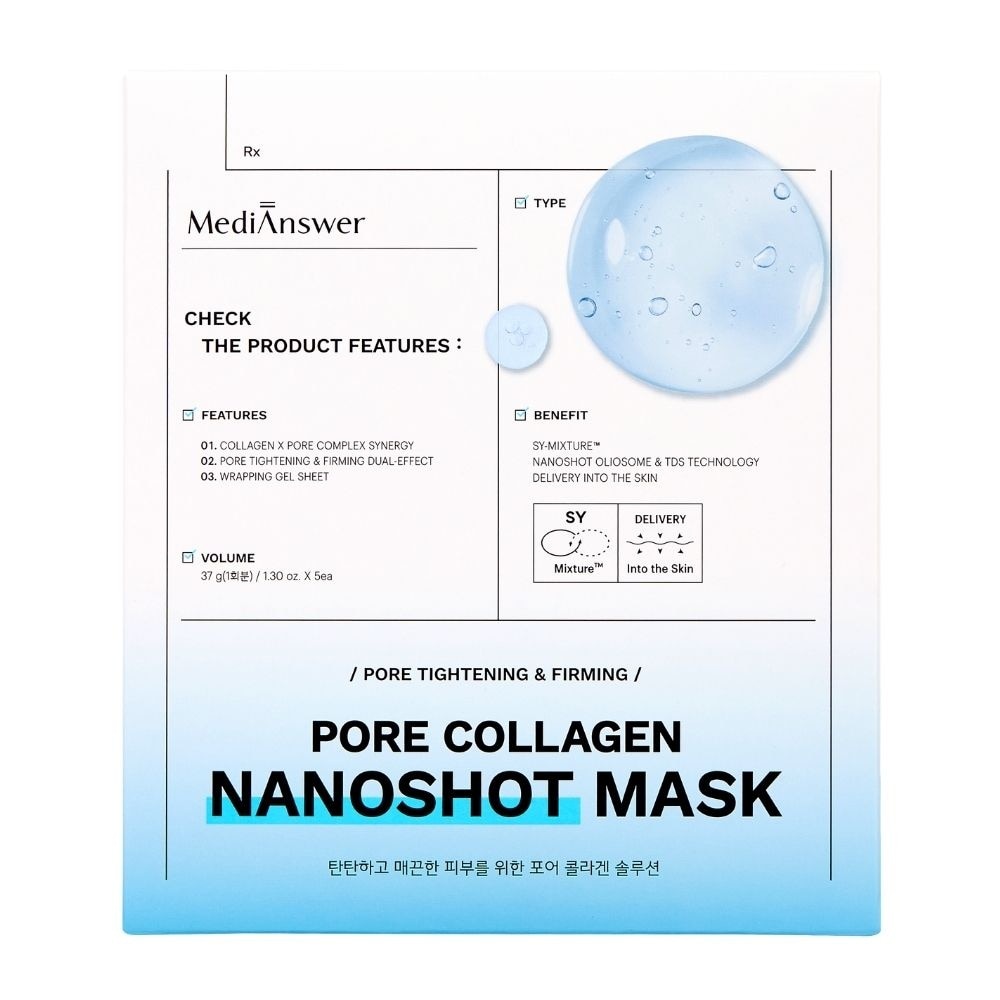 Pore Collagen Nanoshot Mask 37g x 5pcs