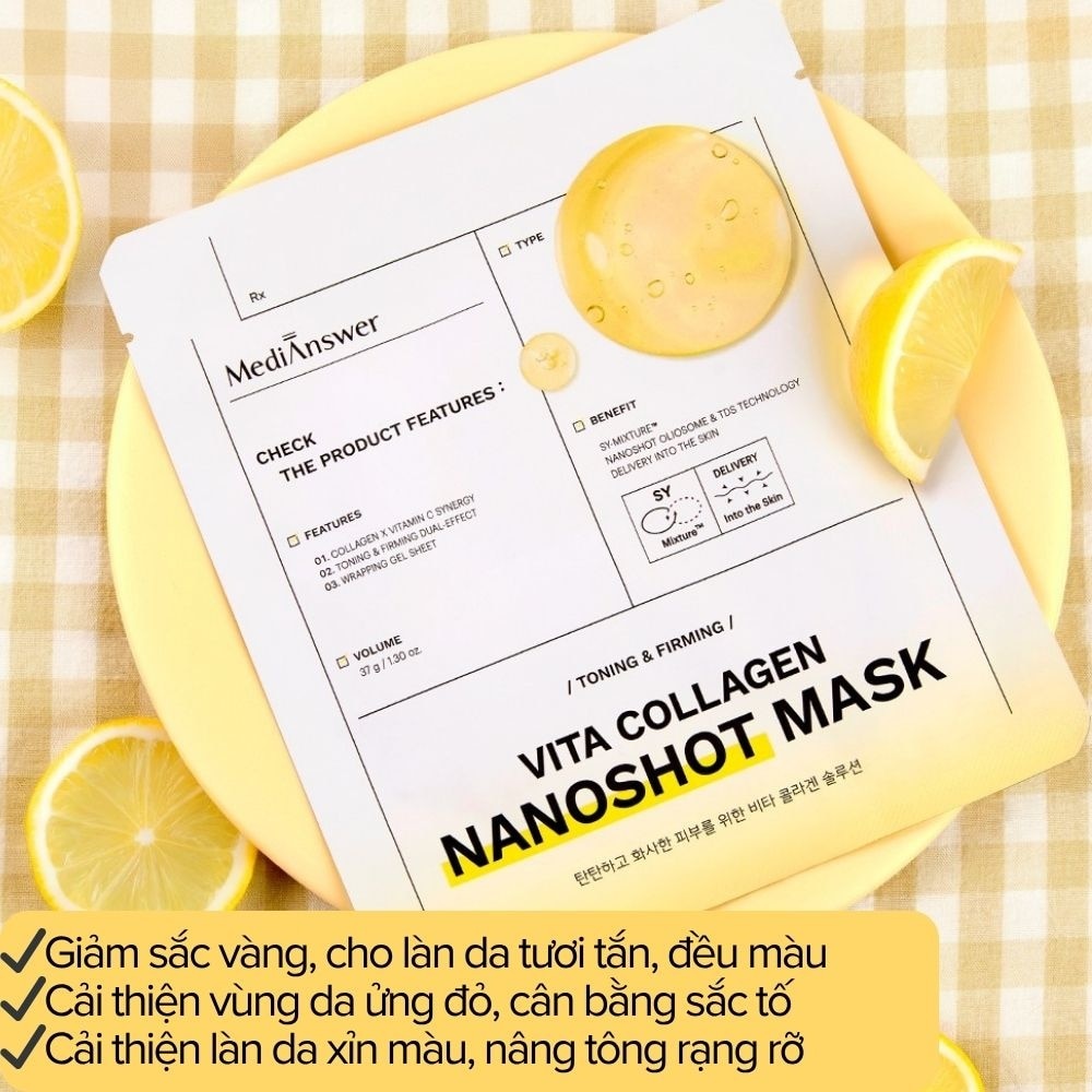 MediAnswer Vita Collagen Nanoshot Mask 37g