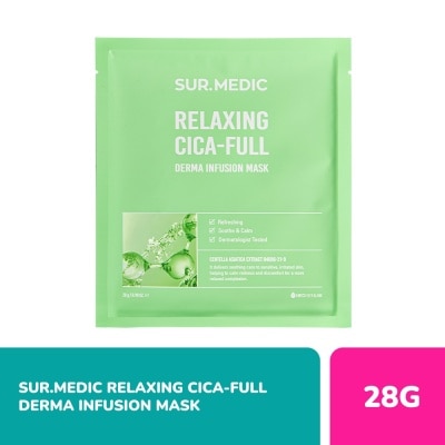 SUR.MEDIC - Mặt Nạ Làm Dịu Da Sur.Medic Derma Infusion Mask Relaxing Cica-Full 28g