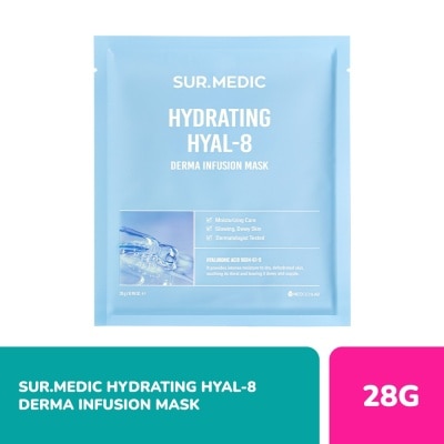 SUR.MEDIC Mặt Nạ Cấp Ẩm Sur.Medic Derma Infusion Mask Hydrating Hyal-8 28g