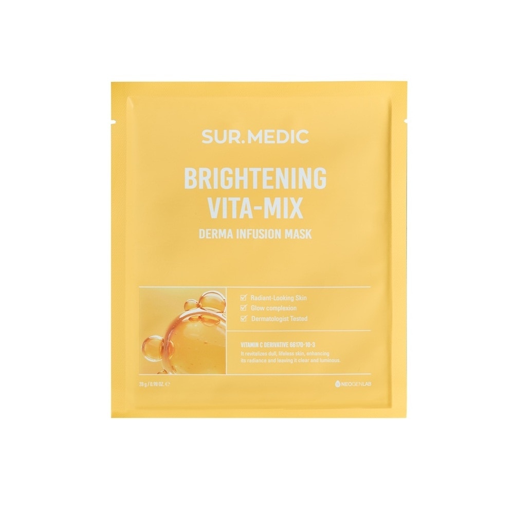 Mặt Nạ Dưỡng Sáng Sur.Medic Derma Infusion Mask Brightening Vita-Mix 28g