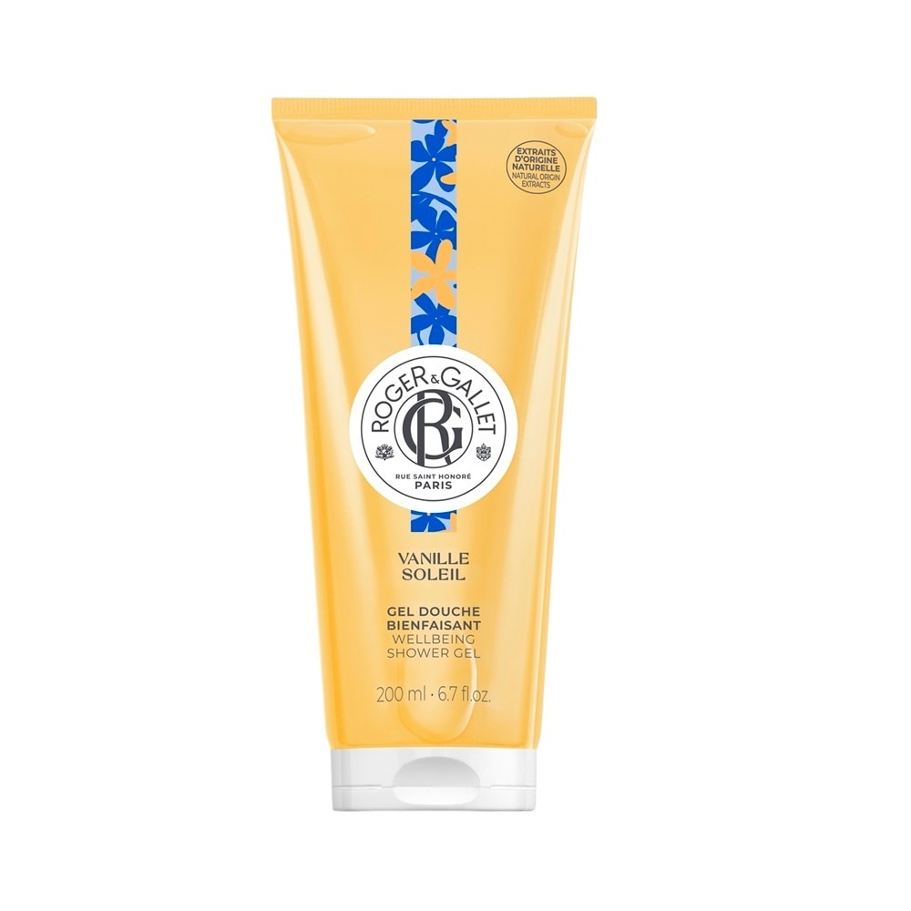 Gel Tắm Roger & Gallet Vanille Soleil Wellbeing Shower Gel Hương Vani 200ml