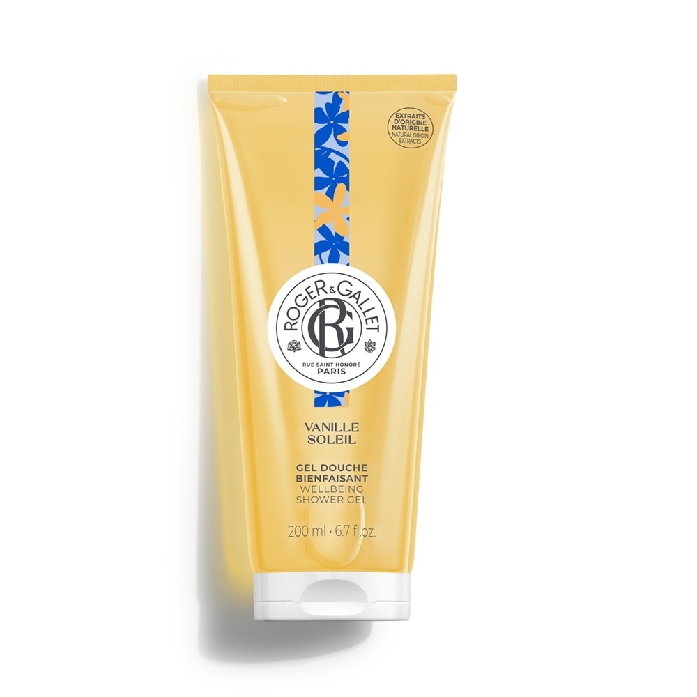 Gel Tắm Roger & Gallet Vanille Soleil Wellbeing Shower Gel Hương Vani 200ml