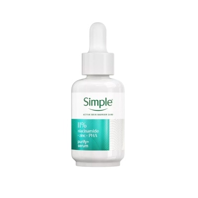 SIMPLE Tinh Chất Simple 11% Niacinamide + Zinc + PHA Purify+ Serum 30ml