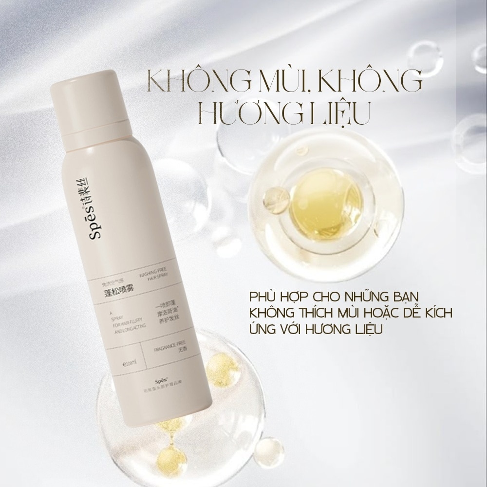 Spes Washing-Free Hair Spray(Fragrance-Free) 200ml
