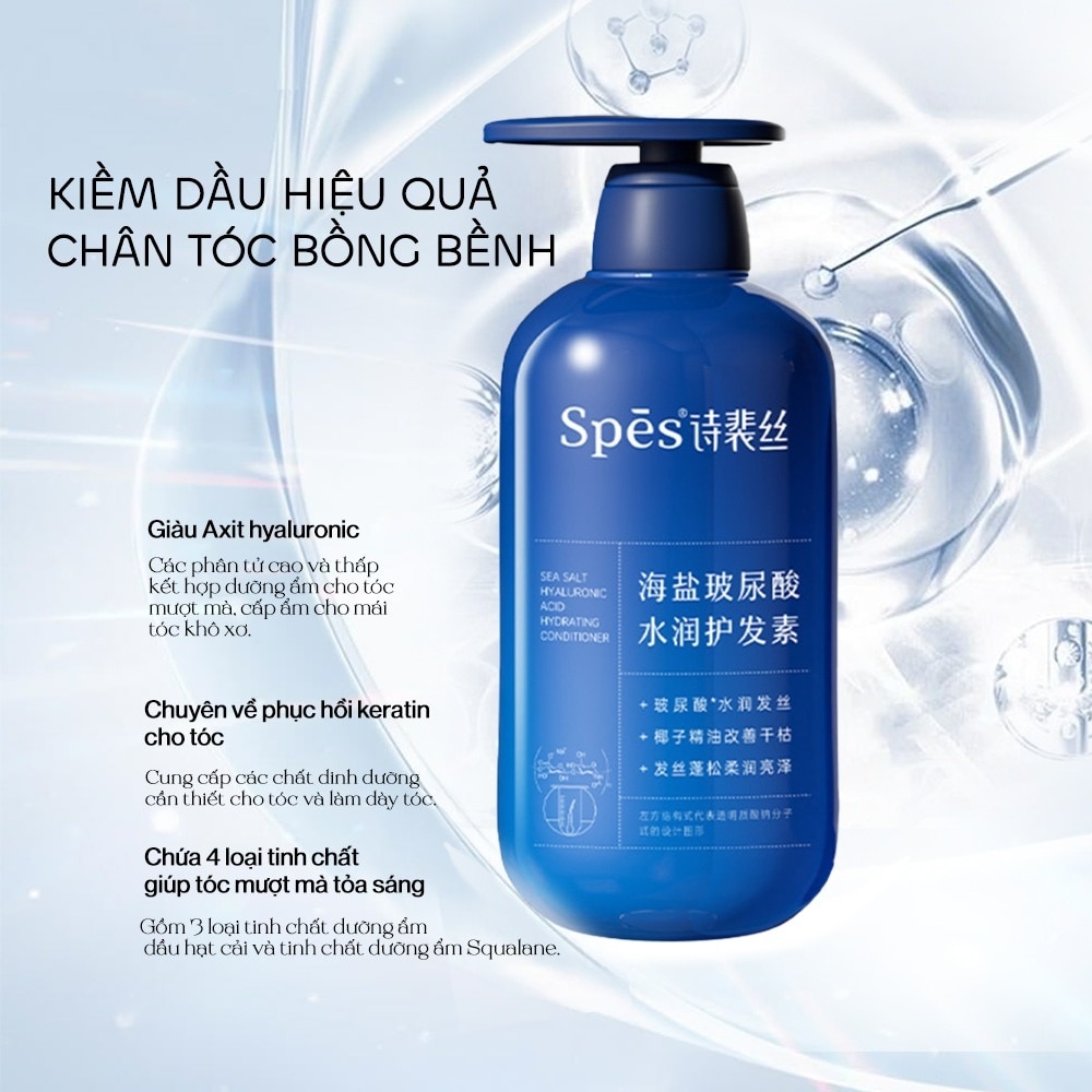 Spes Sea Salt Hyaluronic Acid Hydrating Conditioner 600ml
