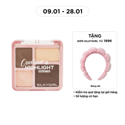 SILKYGIRL Contour & Highlight Palette 8.3g .#01 Autumn