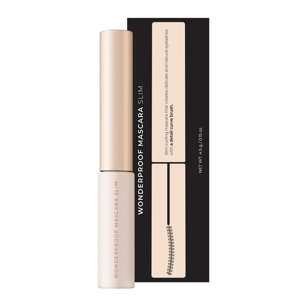 Mascara Đầu Cọ Mảnh BOM Wonderproof Mascara Slim 4.5g .#01 Hyper Black