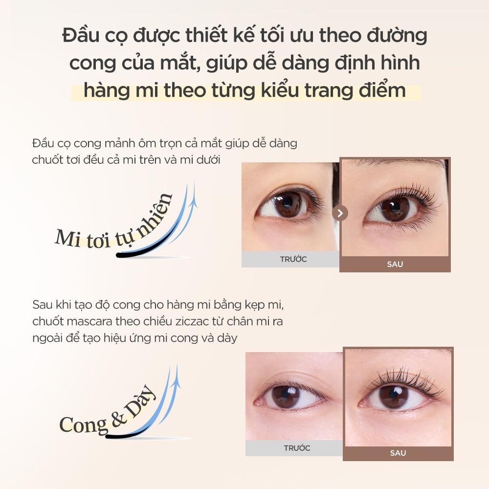 Mascara Đầu Cọ Mảnh BOM Wonderproof Mascara Slim 4.5g .#01 Hyper Black
