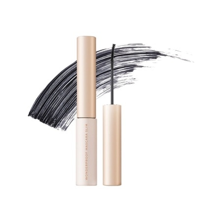 BOM Mascara Đầu Cọ Mảnh BOM Wonderproof Mascara Slim 4.5g .#01 Hyper Black