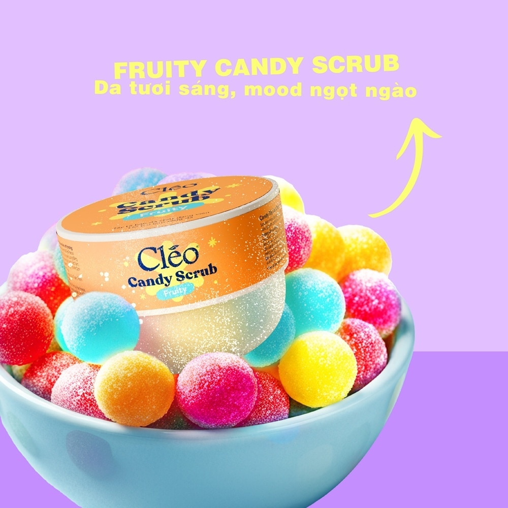 Cleo Candy Scrub Fruity 150g