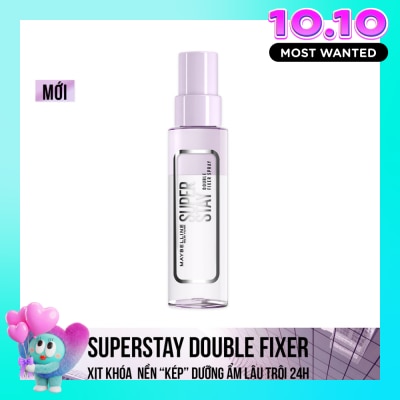 MAYBELLINE NEW YORK Xịt Khóa Nền Maybelline Super Stay Double Fixer Spray 55ml image